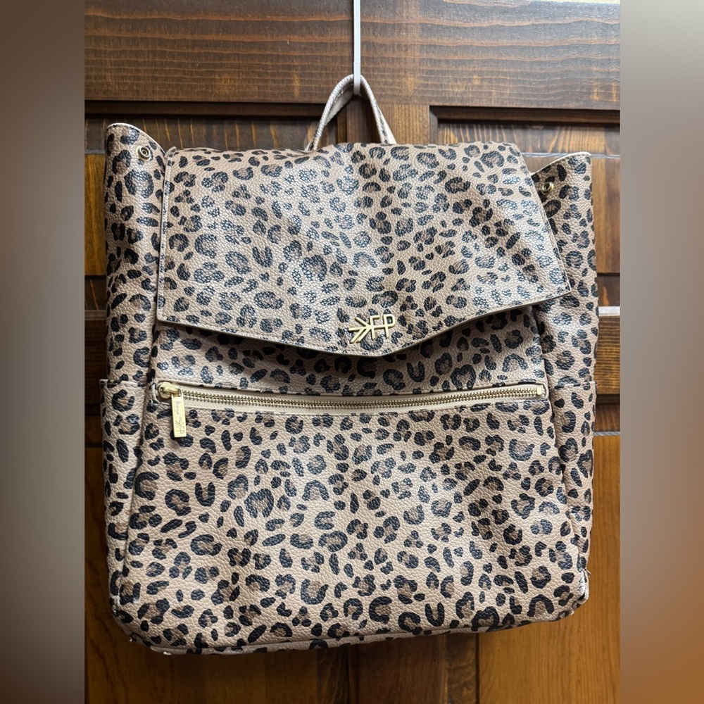 Freshly picked classic diaper bag backpack leopard